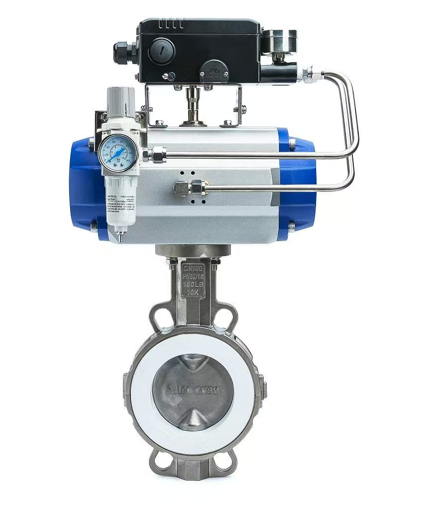 Pneumatic Centerline Control Butterfly Valve